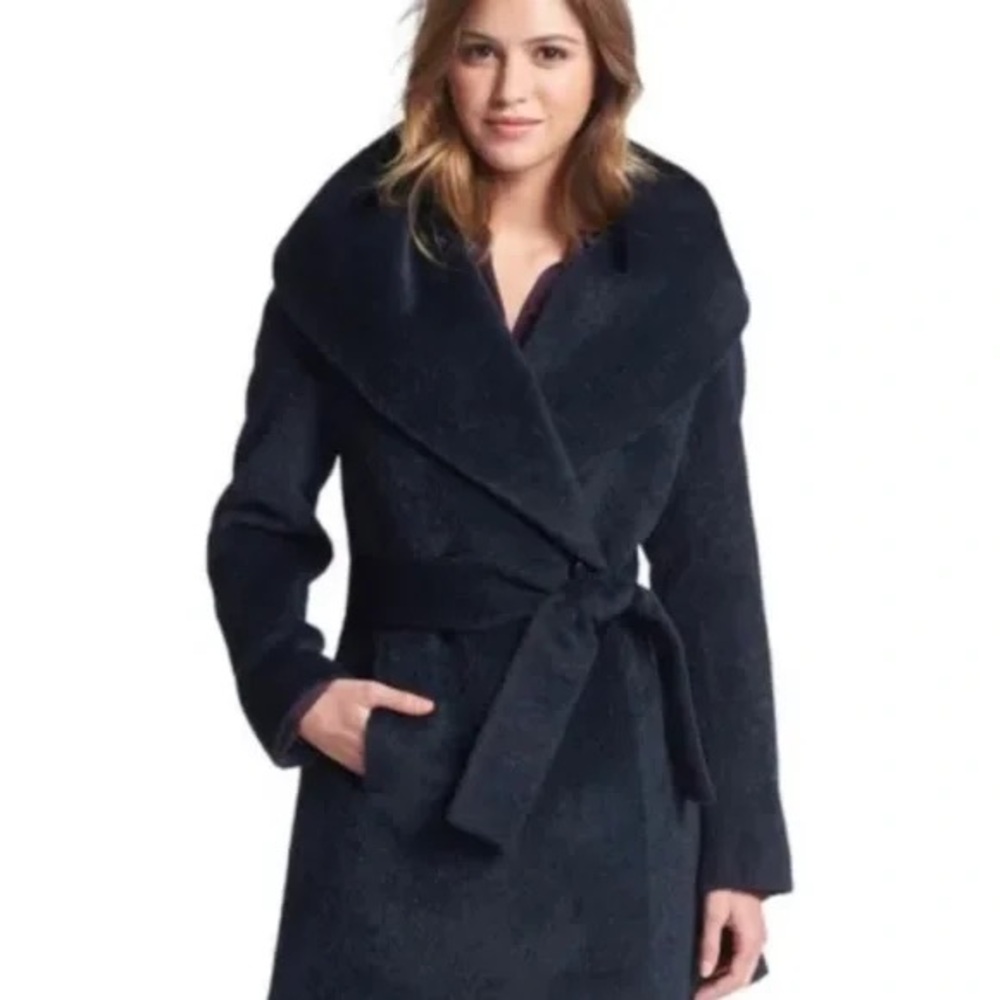 Trina Turk Black Pea Coat